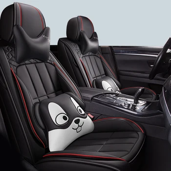 

Full Coverage Eco-leather auto seats covers PU Leather Car Seat Covers for skoda rapid spaceback superb 1 2 3