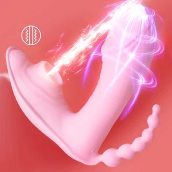 Remote Control G Spot Clit Sucker Clitoris Stimulator for Women Vagina Sucking Licking Tongue Vibrator Dildo Sex Toys Adults 18 3