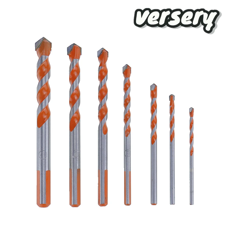 

3mm-12mm Multi-Function Ceramic Drill Tile Glass Perforator Wall Drilling Iron Sheet Reamer Triangle Handle Carpentry Drill