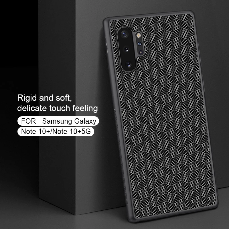 Для samsung Galaxy Note10 Note Plus Pro чехол NILLKIN из синтетического волокна Ультратонкий