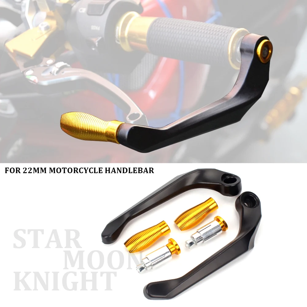 1 Pair 7/8" 22mm Universal Motorcycle Brake Clutch Lever Guard