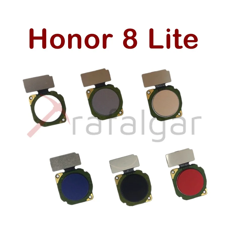 Для huawei Honor 8 Кнопка отпечатков пальцев Honor8 Кнопка Домой сенсорная ID сенсор ключ для Honor 8 Lite Кнопка отпечатков пальцев гибкий кабель