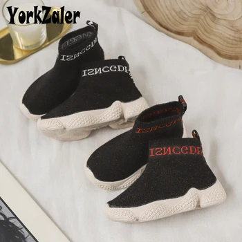 

Yorkzaler Spring Autumn Kids Sneakers For Girls Boys High Tops Children Sport Shoes Fashion Toddler Baby Footwear Size 26-36