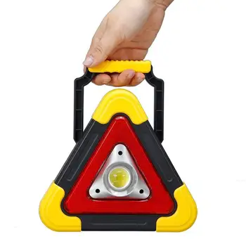 

Multi-functional Tripod Warning Lamp Work Light Emergency Light For Auto Solar USB Charging Emergency Stop Sign