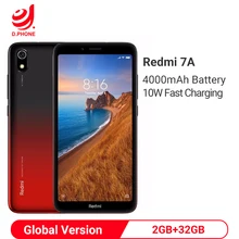 Смартфон Xiaomi Redmi 7A 2GB 32GB 5,4" Восьмиядерный аккумулятор 4000mAh 12MP камера глобальная версия 4G мобильный телефон