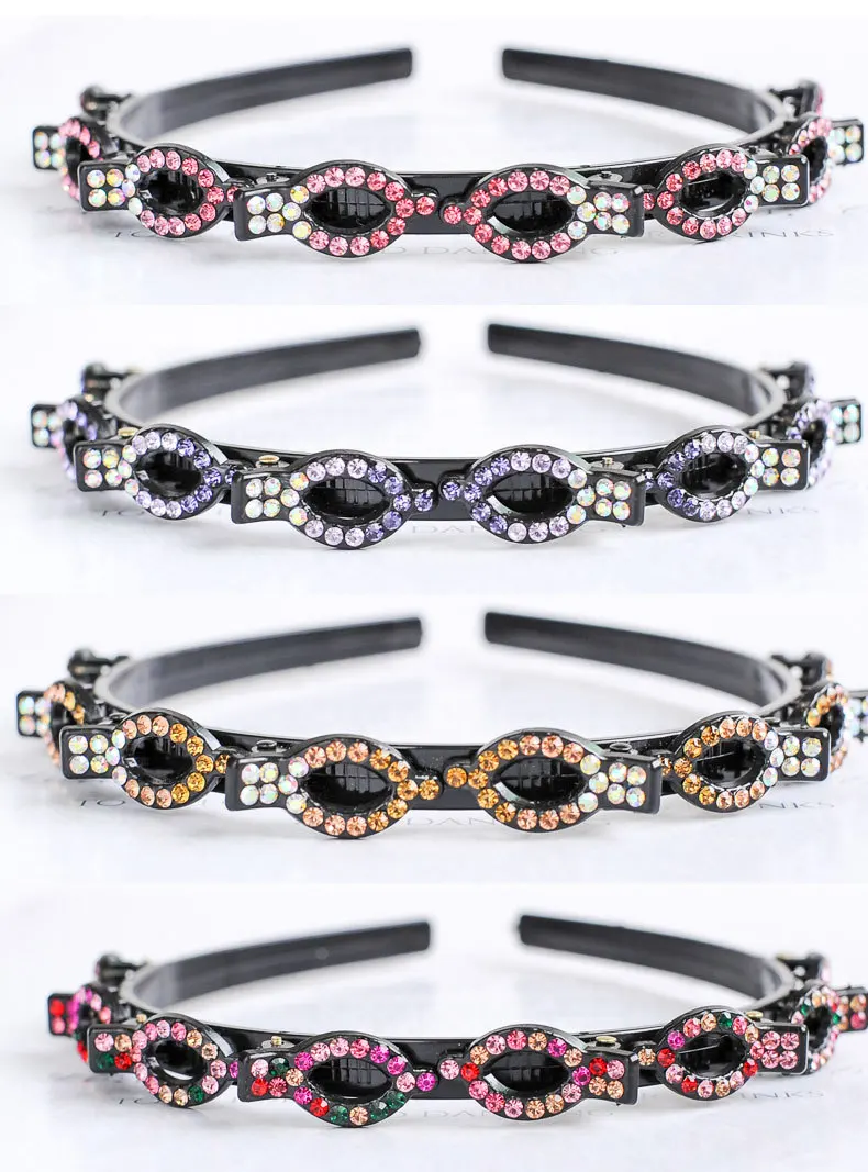 Double Bangs Hairstyle Hairpin Hairband Hair Decoration Clips Hoop Headbands for Women Barrettes Hairstyle Hair Accessories