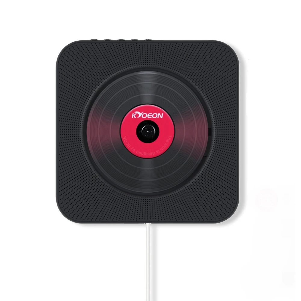 Portable CD Player Wall-Mounted Bluetooth Home Audio USB MP3 Music Remote Control Surround Sound FM Radio Stereo Speaker | Электроника