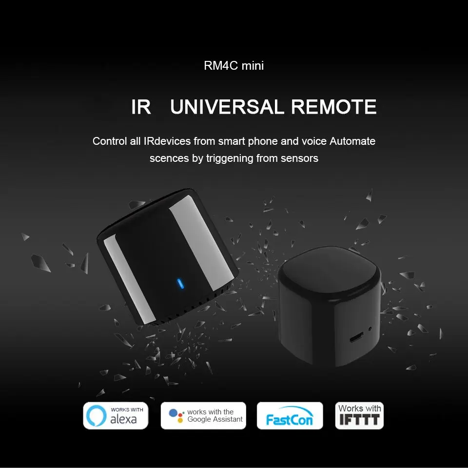 Широкополосная связь "умного" дома RM Mini3 Wi-Fi+ IR+ 4G дистанционного Управление Беспроводной Управление; Совместимость Alexa эхо Google домашний помощник