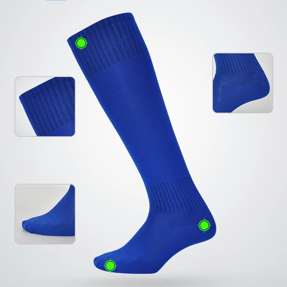 2019 футбольные носки, длинные носки, полосатые гольфы для мужчин и взрослых, футбольный носок, абсорбирующие носки, нескользящие носки для