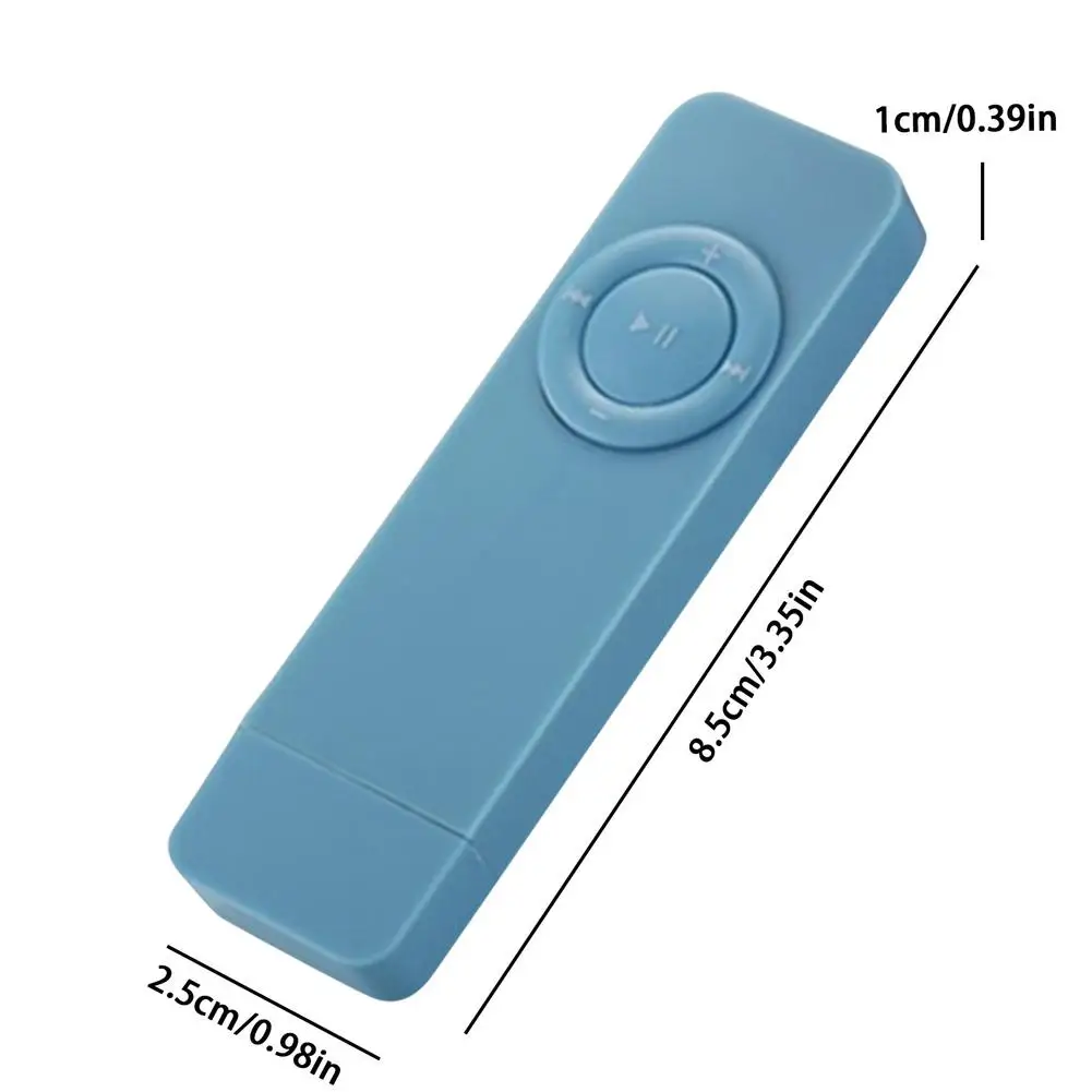 MP3 Player Portable Long Strip USB Pluggable Card Music Player Mini Running Sports For Students apple mp3 player