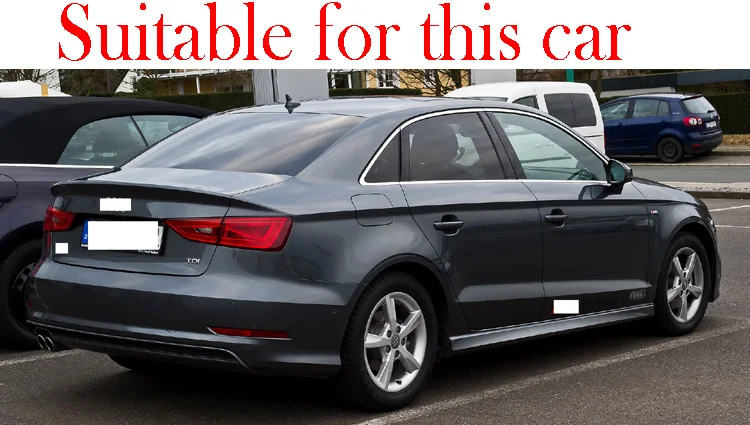 Для Audi A3 седан 2013 Пластик внешний козырек вентиляционные шторы окна Защита от солнца Дождь гвардии отражающая 4 шт