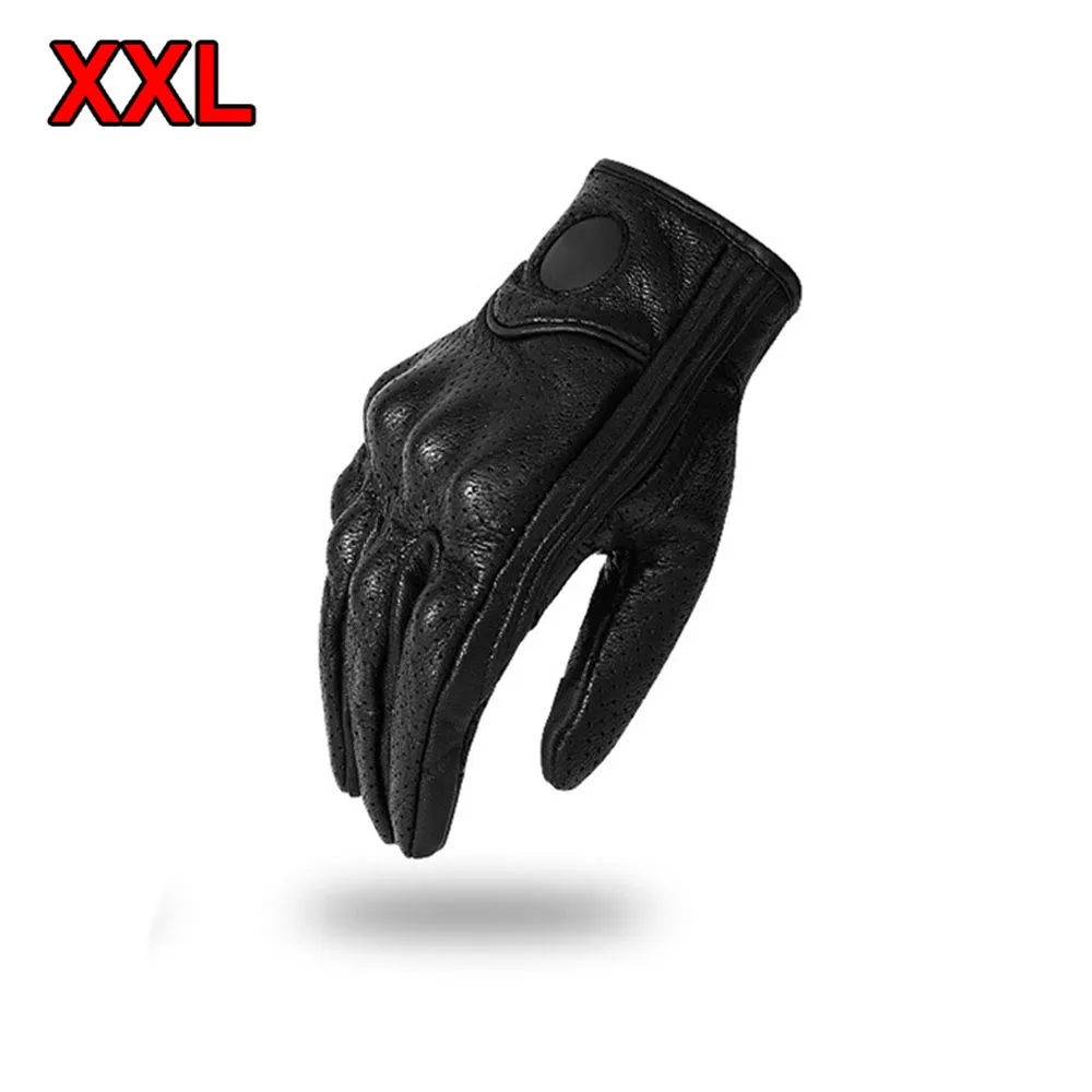 

1 Pair Riding Leather Gloves Off-Road Motorcycle Racing Outdoor Screen Touchable Sheepskin M L XL XXL Accessories