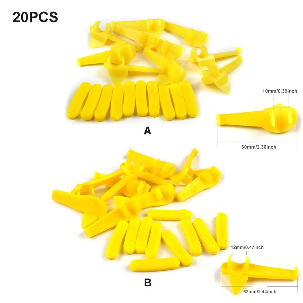 Chacerls Tyre Changer Protector Tyre Mount Protector 20pcs Tyre Changer Mount Demount Head Duck Insert Rim Protector 
