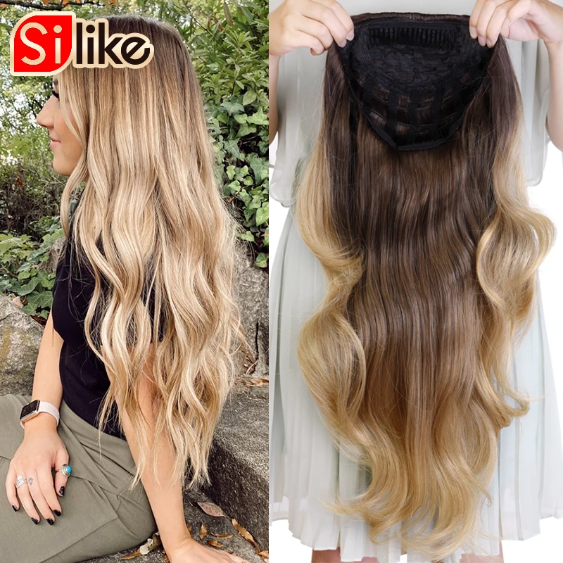 perruque femme blonde mi longue