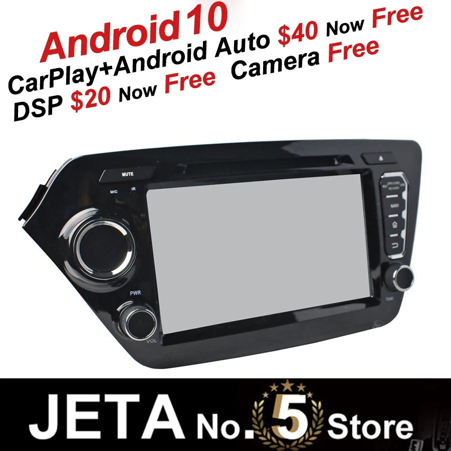 Fit for KIA K2 RIO 2011 2012 Car Radio GPS Music player tape recorder Android 10 64GB Navigation DSP CarPlay IPS Multimedia | Автомобили и