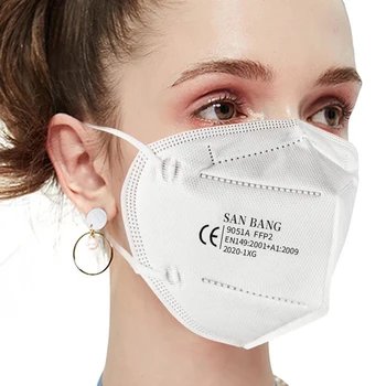 

10PCS High Quality Anti Pollution Dust Mask Mask Reusable N95 Mask KN95 Face Mask FFP2 FFP3 Mask Respirator PM2.5 Filter Mask