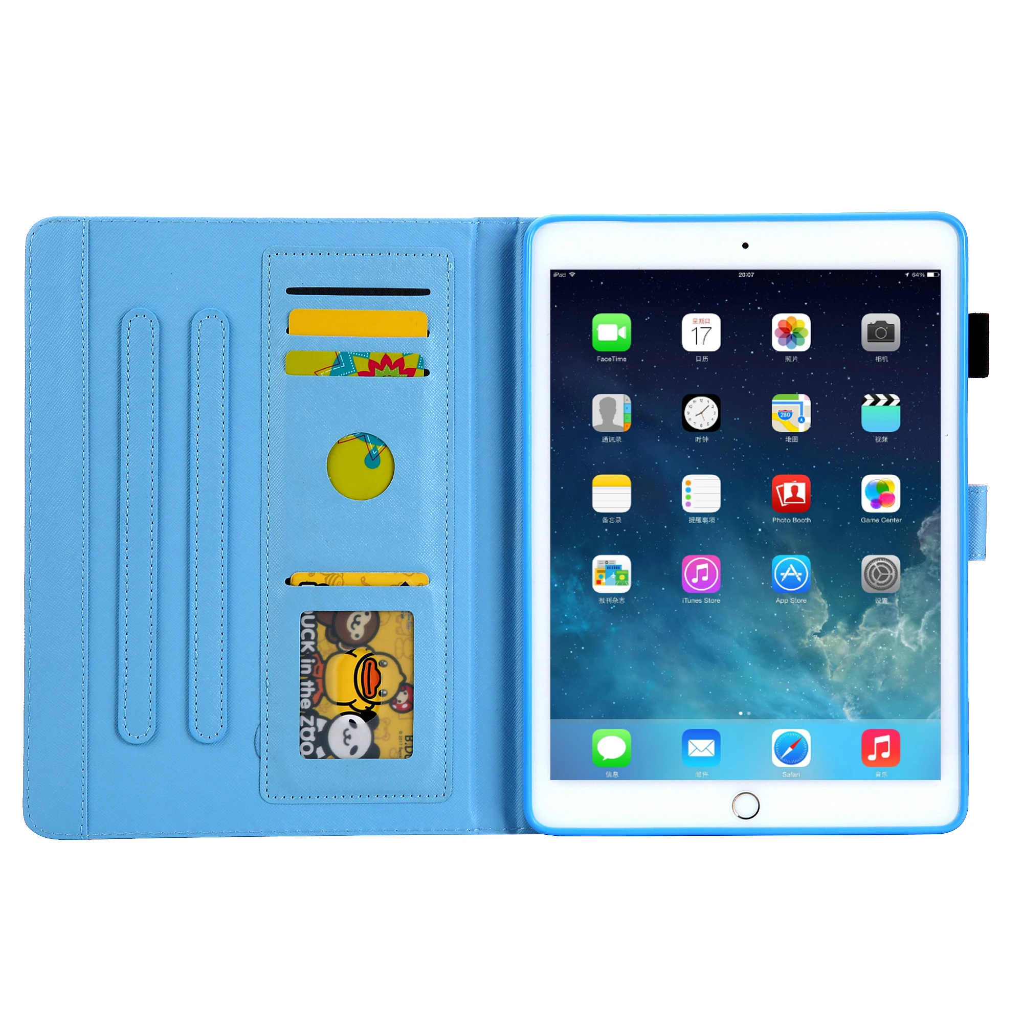 For Apple iPad 10 2 7th Gen 2019 Case A2200 A2198 A2232 Cover Panda Cat Puppy