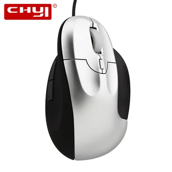 

CHYI Ergonomic Vertical Gaming Mouse Wired Computer Mice 800/1200/2400/3200DPI USB Optical 6D Mause For Laptop PC