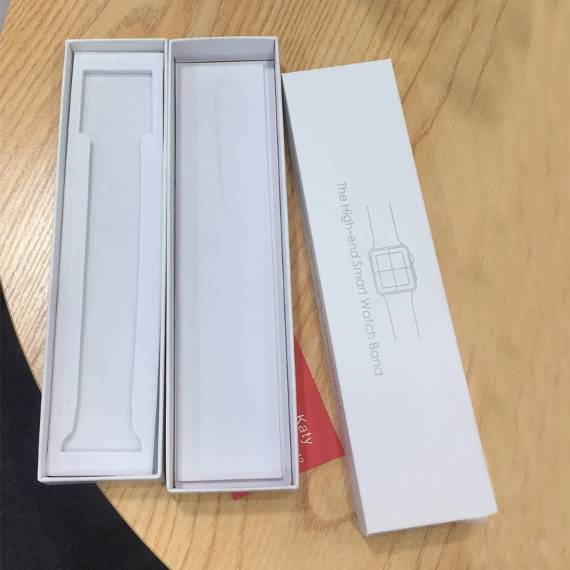 

Paper Packaging Box Exquisite Original Simple Style For Apple Watch Band 38mm 42mm 44mm 40mm strap Gift Boxes Wholesale Retail