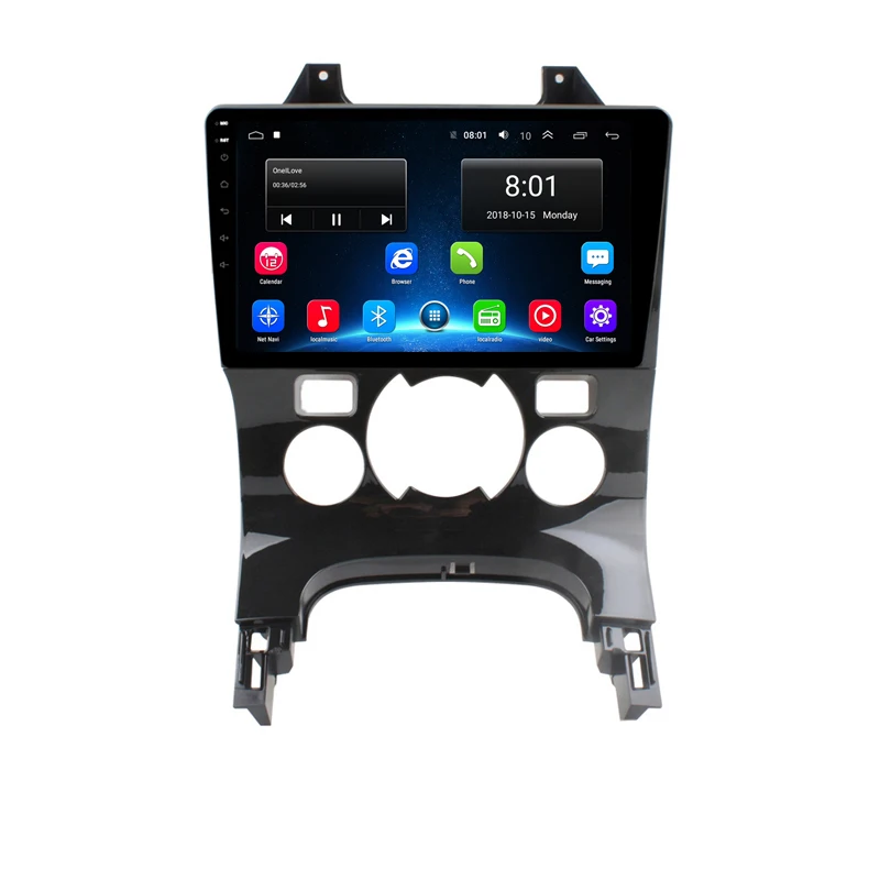 Perfect 9" 2.5D IPS screen Car DVD GPS For Peugeot 3008 audio car radio stereo navigator headunit tape recorder Bluetooth wifi built in 16