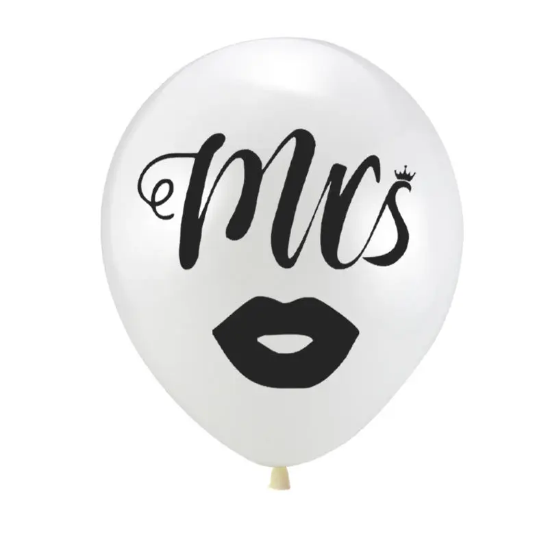 10pcs White Mr/Mrs 12inch Latex Balloon Wedding Party Celebration Decoration