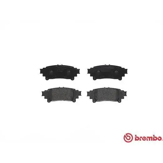 Колодки тормозные LEXUS RX 350/450h 09- задние BREMBO P83132