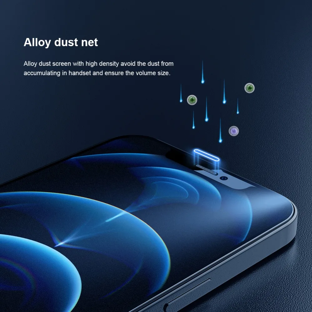 mobile tempered glass Cho iPhone 13 12 Mini 11 Pro X 8 7 Plus XR XS Max Kính Cường Lực Hiệu Nillkin Full Bao 3D Cường Lực kính Cường Lực Bảo Vệ Màn Hình Trong Cho iPhone SE 2020 best screen guard for mobile