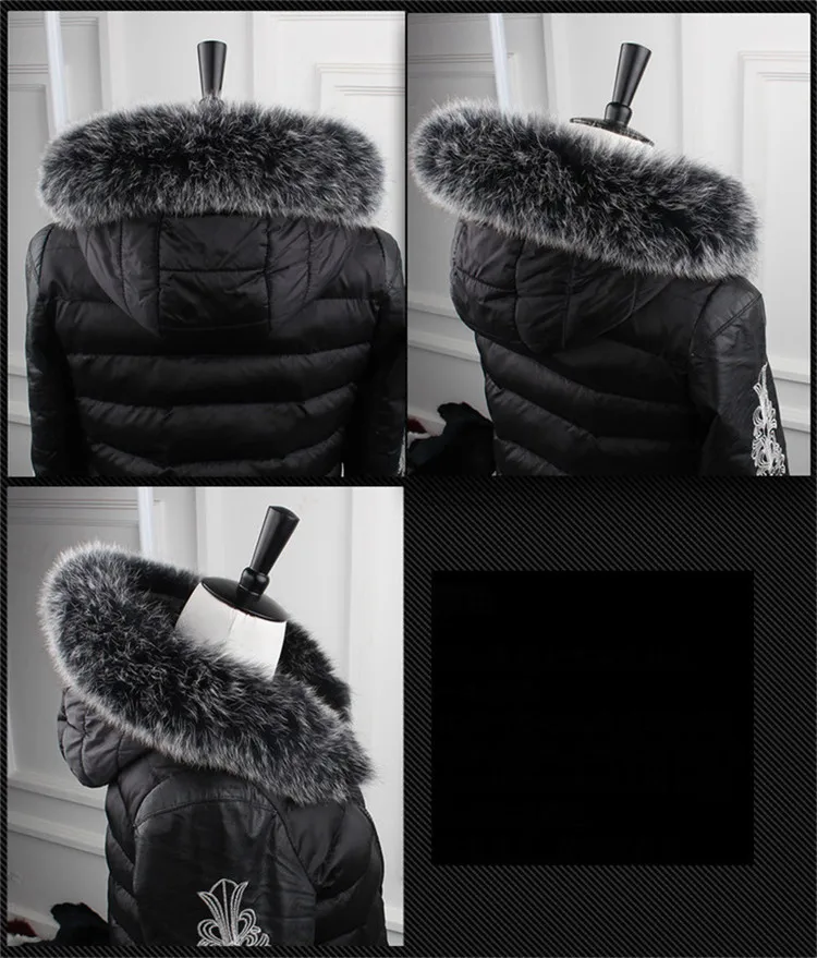 Натуральный Лисий меховой воротник натуральный мех енота шарф несколько размеров зима для женщин шаль пальто шапка воротник W#33