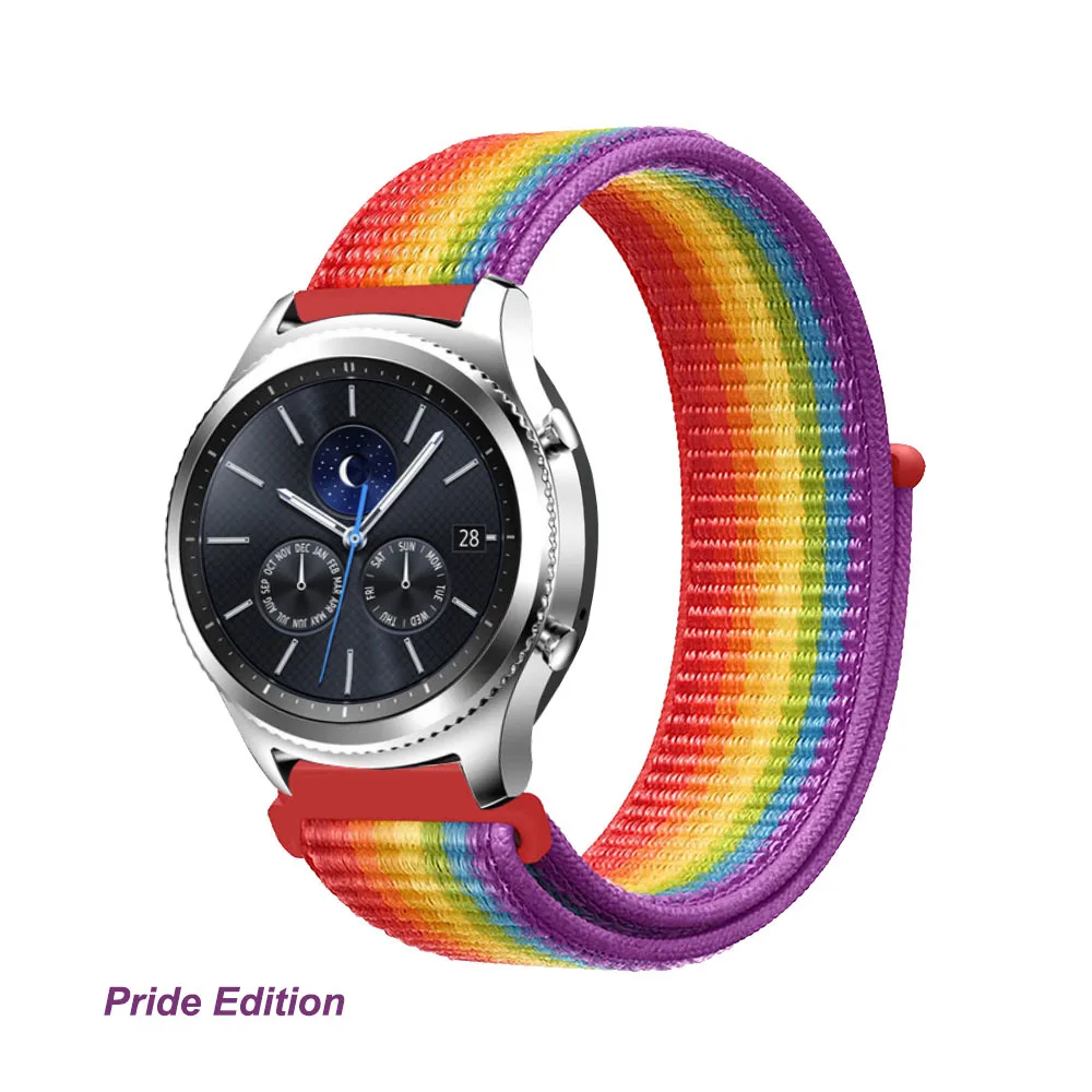 22 мм ремешок для часов Galaxy watch 46 мм 42 мм samsung gear s3 Frontier active 2 correa браслет huawei часы gt ремешок Amazfit bip20 - Цвет ремешка: Colorful 39