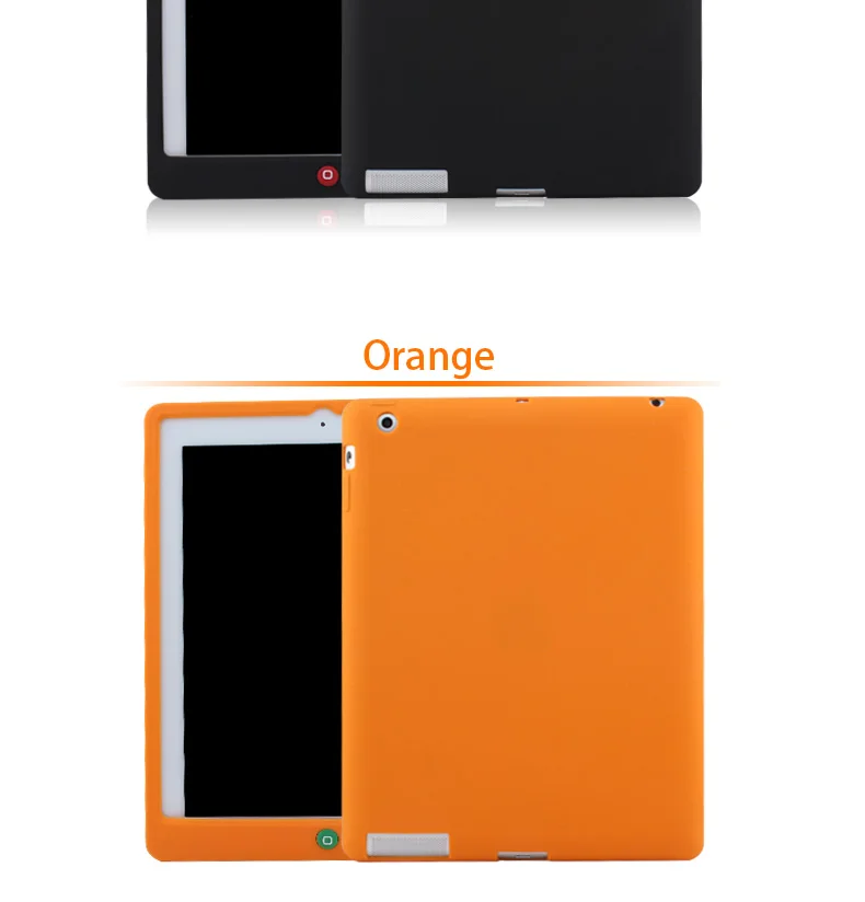 Дети Ударопрочный силиконовый чехол для iPad 2/3/4 Прочный противоударный мягкий бампер чехол для iPad 9,7 дюймов планшет
