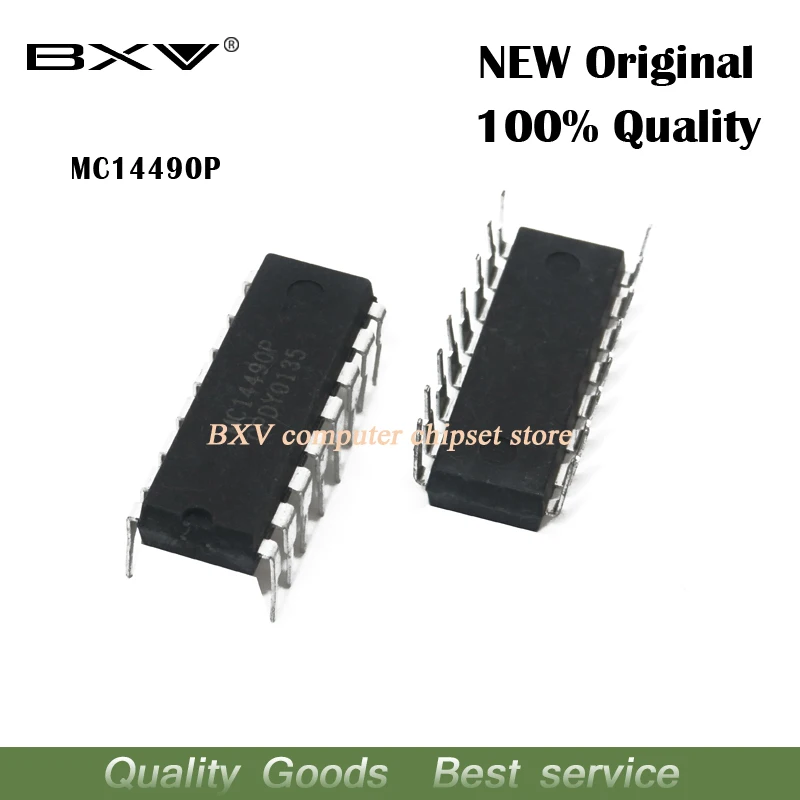 5 шт./лот MC14490P DIP-16 MC14490 DIP16 MC14490PG Новый оригинал | Электронные компоненты и