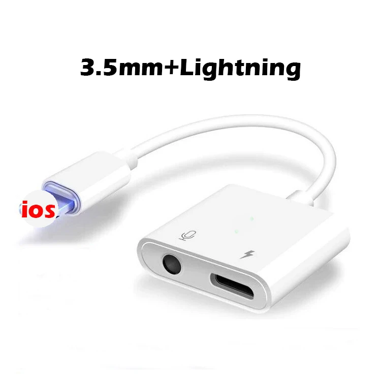 

OEING 2 in 1 USB Type C To 3.5mm Headphone Jack Adapter AUX Audio Adapters Charging USB-C Converter Earphone Splitter For HUAWEI
