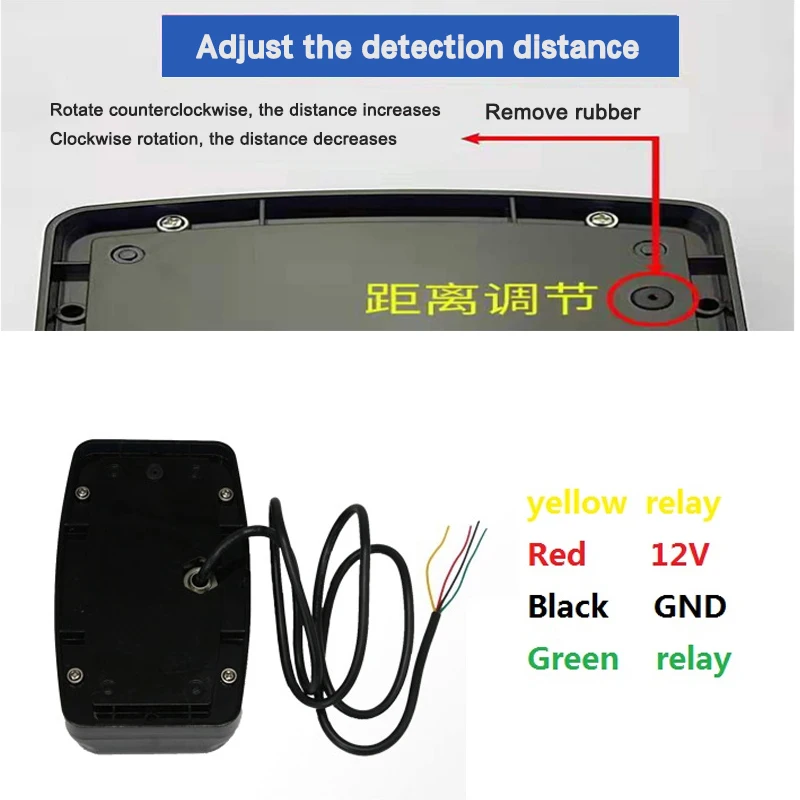 detector de indução do radar do controlador