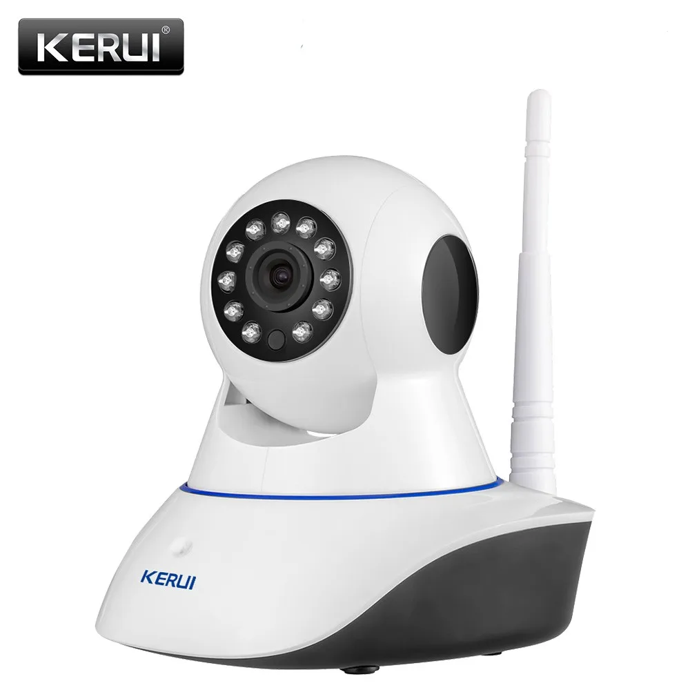 KERUI 720P HD Крытая беспроводная Wifi домашняя охранная ip-камера наблюдения с ночным видением инфракрасная сетевая Интернет-камера