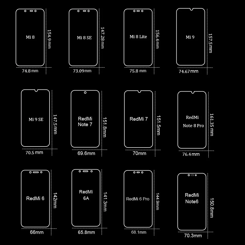 3 шт закаленное стекло для Xiao mi Red mi Note 7 8 6 Pro, Защитное стекло для Xiaomi mi 9 8 SE Lite для Red mi 7 6A 6 glass XI
