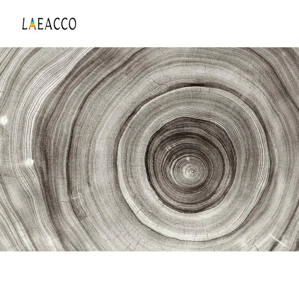 

Laeacco Photography Backdrops Fantasy Old Wooden Annual Rings Pieces Pattern Photographic Background Photo Studio Photocall