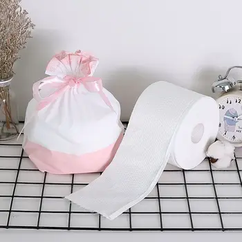 

New Roller Cotton Wash Towel Disposable Cleaning Tissue Thickened Cotton Make-up Removing Wipes Makeup Remover