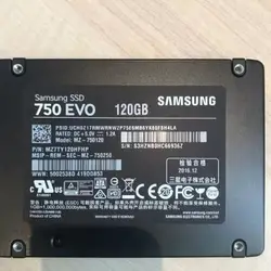 Samsung – disque dur interne SSD, SATA III, 120 EVO, MZ 750120 go, 2.5 pouces, vitesse de croquis 750 mo/s, 540 