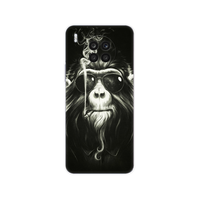 Honor 50 Lite Case 6.67inch Silicon Back Cover Phone Case For Huawei Honor 50 Lite Soft Case TPU Bumper 50Lite Light Funda