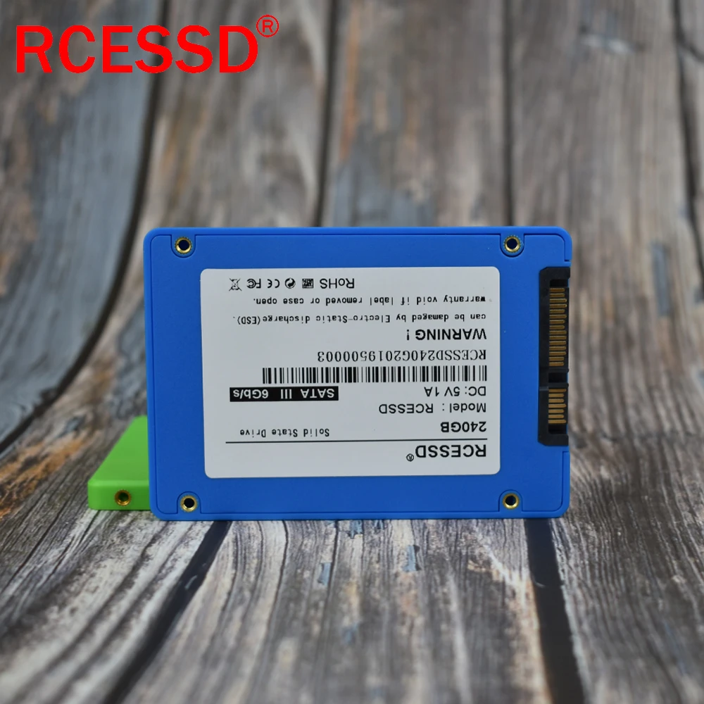 SSD накопитель RCESSD пластиковый 2 5/120/240/480 ГБ SATA III 3 ТБ|Внутренние твердотельные