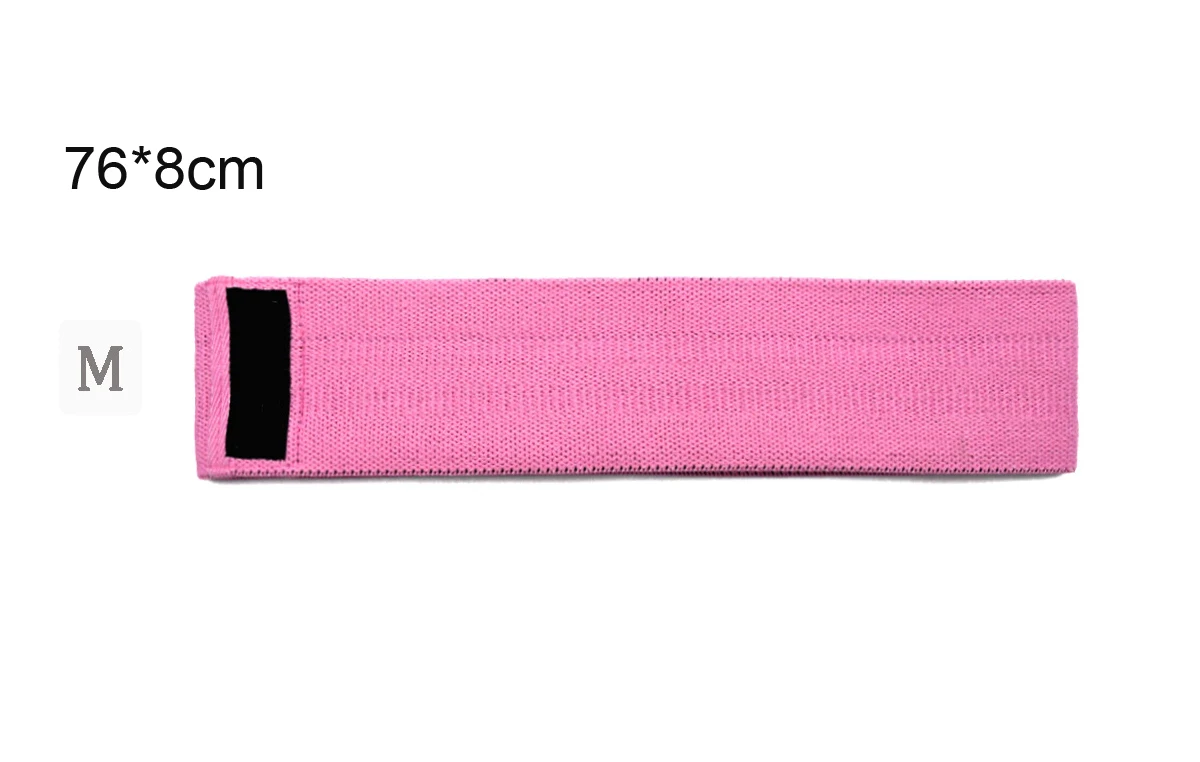 Резинки спортивные эластичная петля лента-трофей эспандер противоскользящие бедра фитнес ноги растягивание тренировка прикладом тренировки GYH - Цвет: Pink 76x8cm