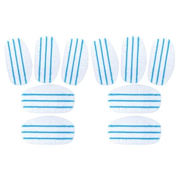 

10 Packs of Replaceable Microfiber Steam Mop Pads for PurSteam ThermaPro 10 in 1