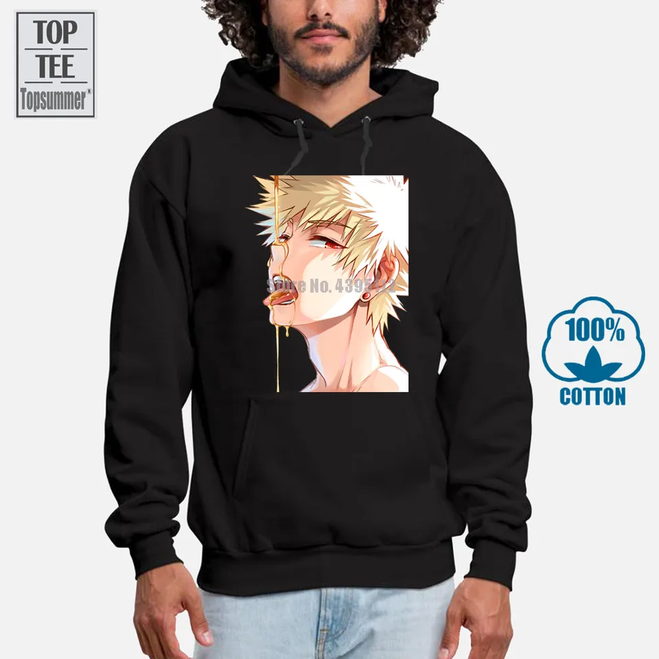 ahegao hoodie cotton