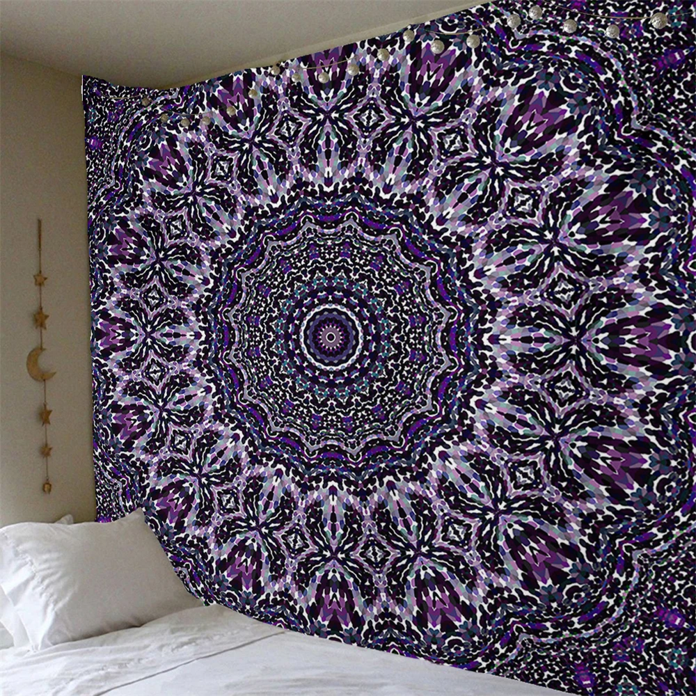 

Big Size Tapestry Wall Hanging Mandala Series Printing Macrame Beach Towel Mat Blanket Yoga Mat Shawl Carpet Home Cushion