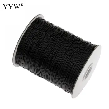 

0.5mm/0.8mm/1mm/1.5mm/2mm Nylon Cord With Paper Spool Black String Kumihimo Chinese Knot Cord DIY Making Jewelry Findings Rope