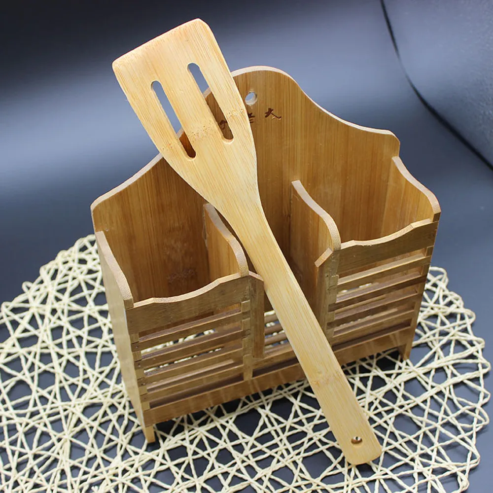 5 шт набор бамбуковые кухонные принадлежности деревянные кухонные инструменты ложка лопатка для перемешивания