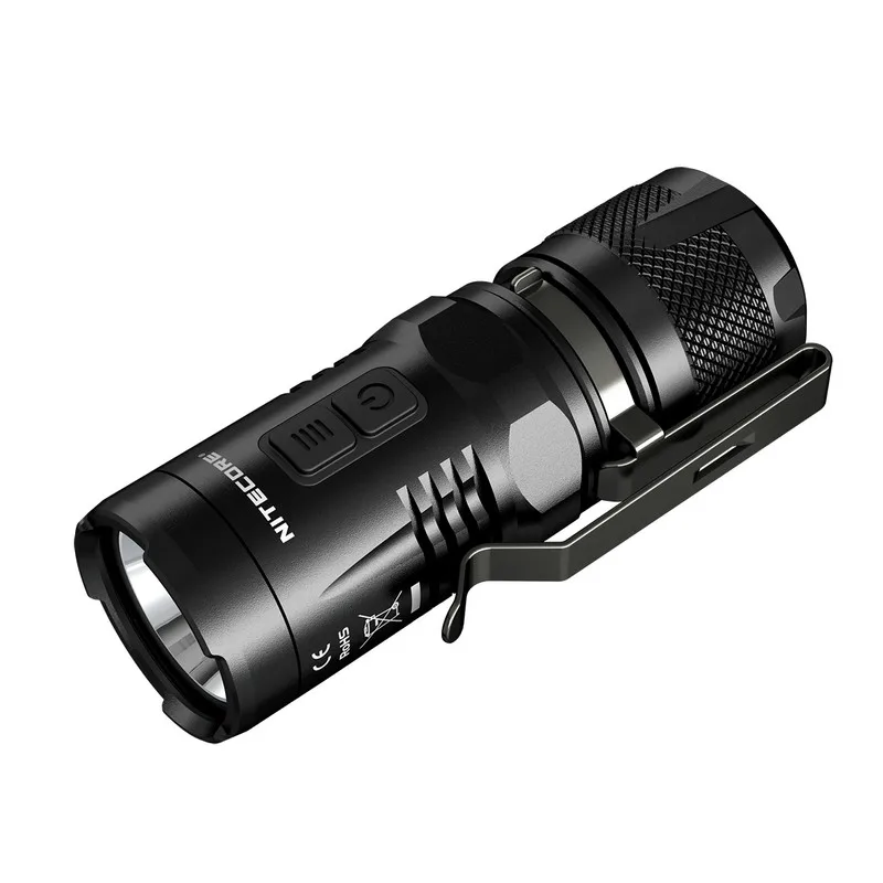 Nitecore EC11CREE XM-L2 U2 900 люмен светодиодный фонарик водонепроницаемый спасательный поисковый фонарь свет+ nitecore RCR123A батарея