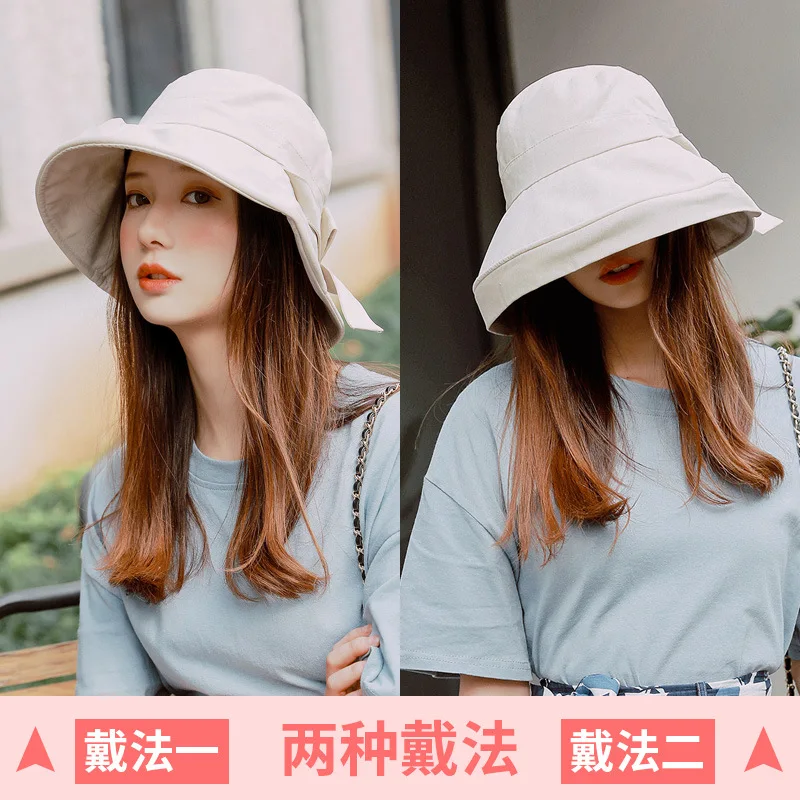 Женская летняя Панама с широкими полями, Chapeu для девочек, Chapeau Femme, откидная крышка, хлопковый Подбородочный ремешок, модная Солнцезащитная шляпа с бантом