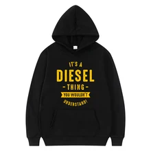 

Fashion Vintage Letter Print Hoody Its A Diesel Thing Men's Daily Casual Hoodies Women Hip Hop Street Sweatshirt Black Pullovers