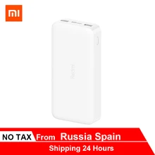 Xiaomi Redmi power Bank 20000 мАч/10000 мАч Двусторонняя 18 Вт Быстрая зарядка Двойной вход двойной USB выход для iPhone samsung huawei